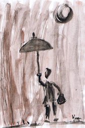 ladrando bajo la lluvia cortesia nel amaro courtesy from the artist to klauss van damme all rights reserved vegap